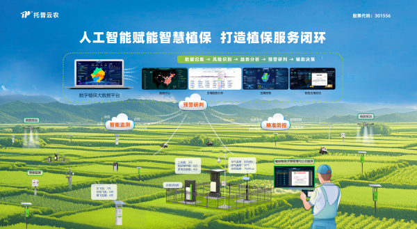 托普云農(nóng)打造數(shù)智植保全鏈路閉環(huán)，深化“AI+植保”融合應(yīng)用